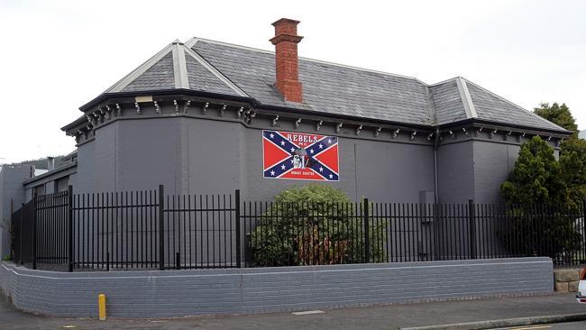 Bikie gangs activities under scrutiny, The Rebels' Bikie Club in Letitia Street, North Hobart