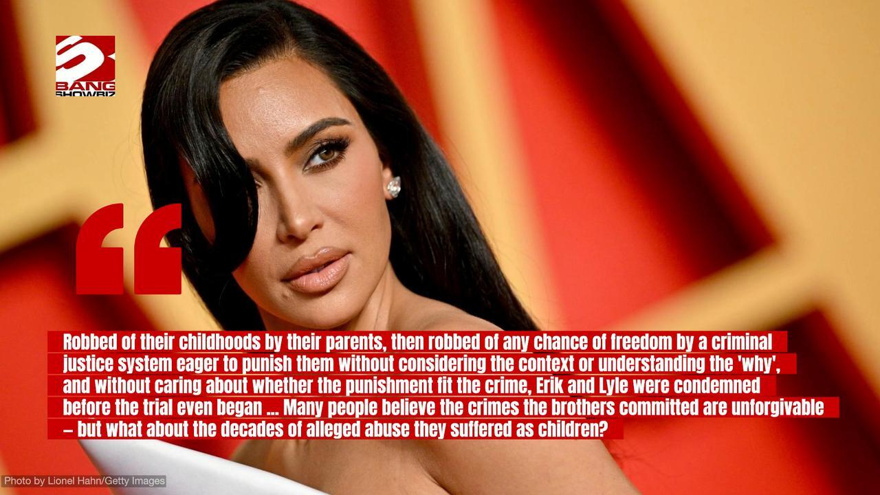 Kim Kardashian has backed the Menendez brothers in an open letter