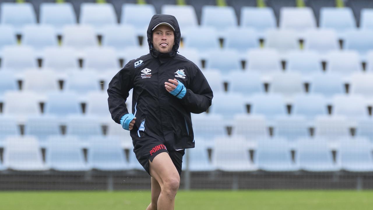 A welcome sight... Cronulla fullback Matt Moylan is good to go. Picture: AAP