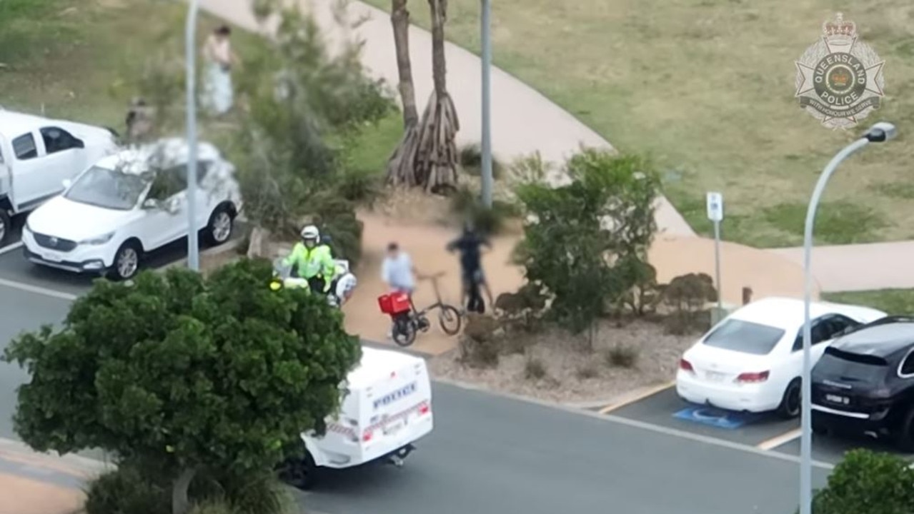 Drones used by Sunshine Coast Police in weekend e-motorcycle, e-bicycle and e-scooter blitz