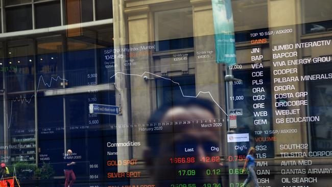 Almost half of Australia’s biggest companies by market value have underperformed the broader market so far this year. Picture: AAP