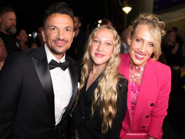 Peter Andre, Millie Valentine and Emily Jade OKeeffe at the JAFAICAN premiere with Peter Andre at Gold Coast Film Festival at HOTA. Picture, Portia Large.