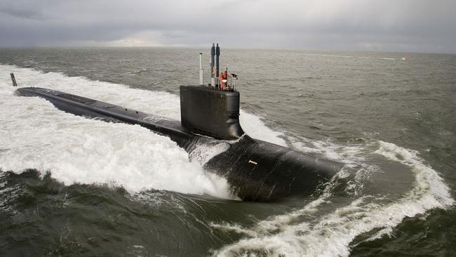 A US Virginia-class nuclear-powered submarine.