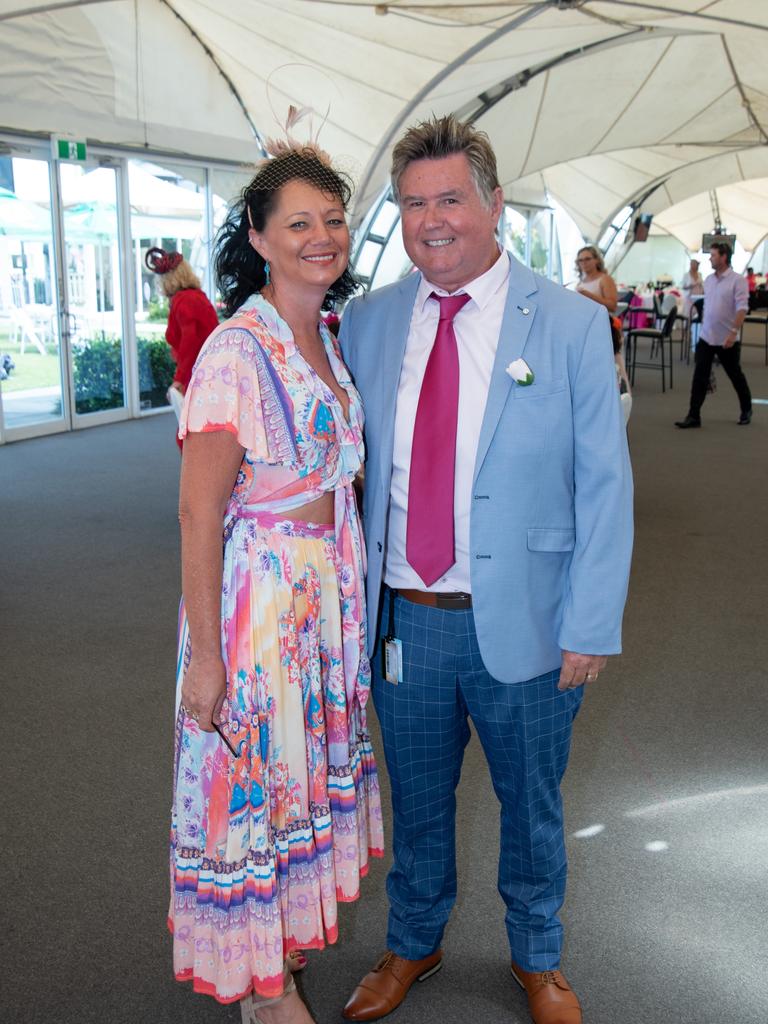 Evelyn Thompson and Steve Thompson at The Dome Garden Party. Picture: Andrew Meadowcroft.