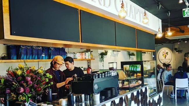 Joey Piazza opened up new cafe 2nd Chapter in Epping in August. Picture: Facebook