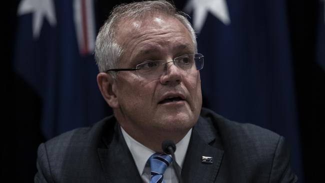 Prime Minister Scott Morrison announced mass gatherings of 500 people or more are cancelled from Monday. Picture: Brook Mitchell/Getty Images