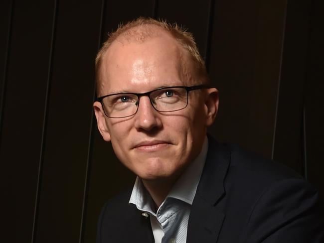 MELBOURNE, AUSTRALIA - NewsWire Photos JULY 13, 2021 : Portrait of new CEO of the Australian Energy Market Operator, in Collins Street, Melbourne, Daniel Westerman. Picture : NCA NewsWire / Nicki Connolly