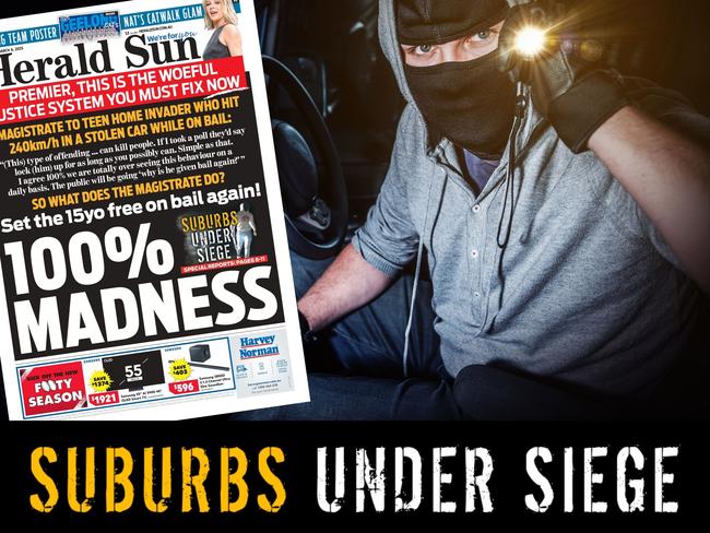Art for teen crim, 100 per cent madness splash