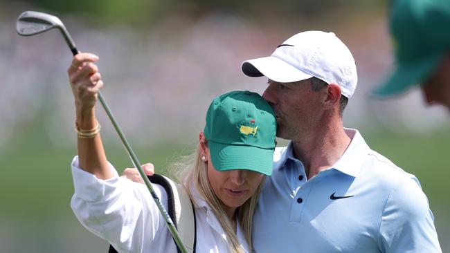 McIlroy has been ranked world No. 1 multiple times and is known for his powerful drives and exceptional ball striking. Despite the distance between Rory’s golfing commitments and Erica’s life in the U.S., they managed to make it work. Picture: Getty