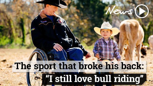 The bull rider who broke his back but still loves the sport.