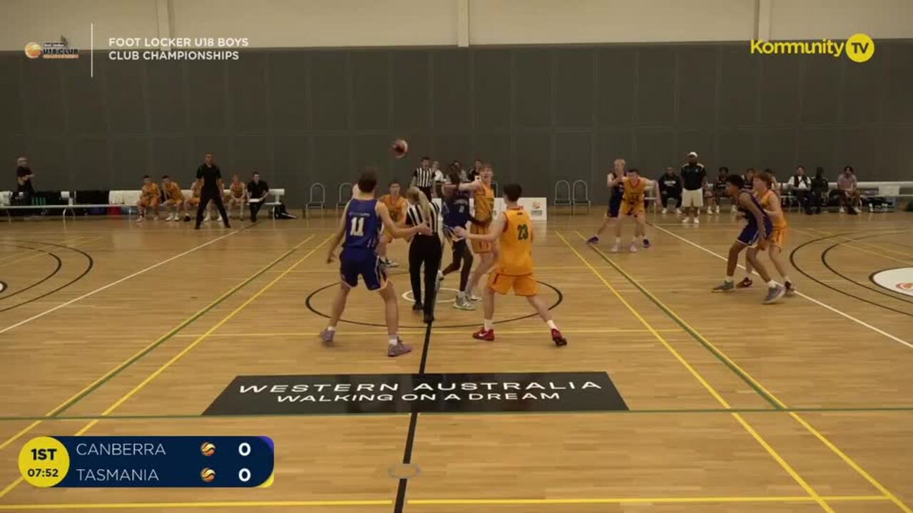 Replay: Canberra v Tasmania Devils (Boys) - 2024 BA Under-18 Club Championships Day 4