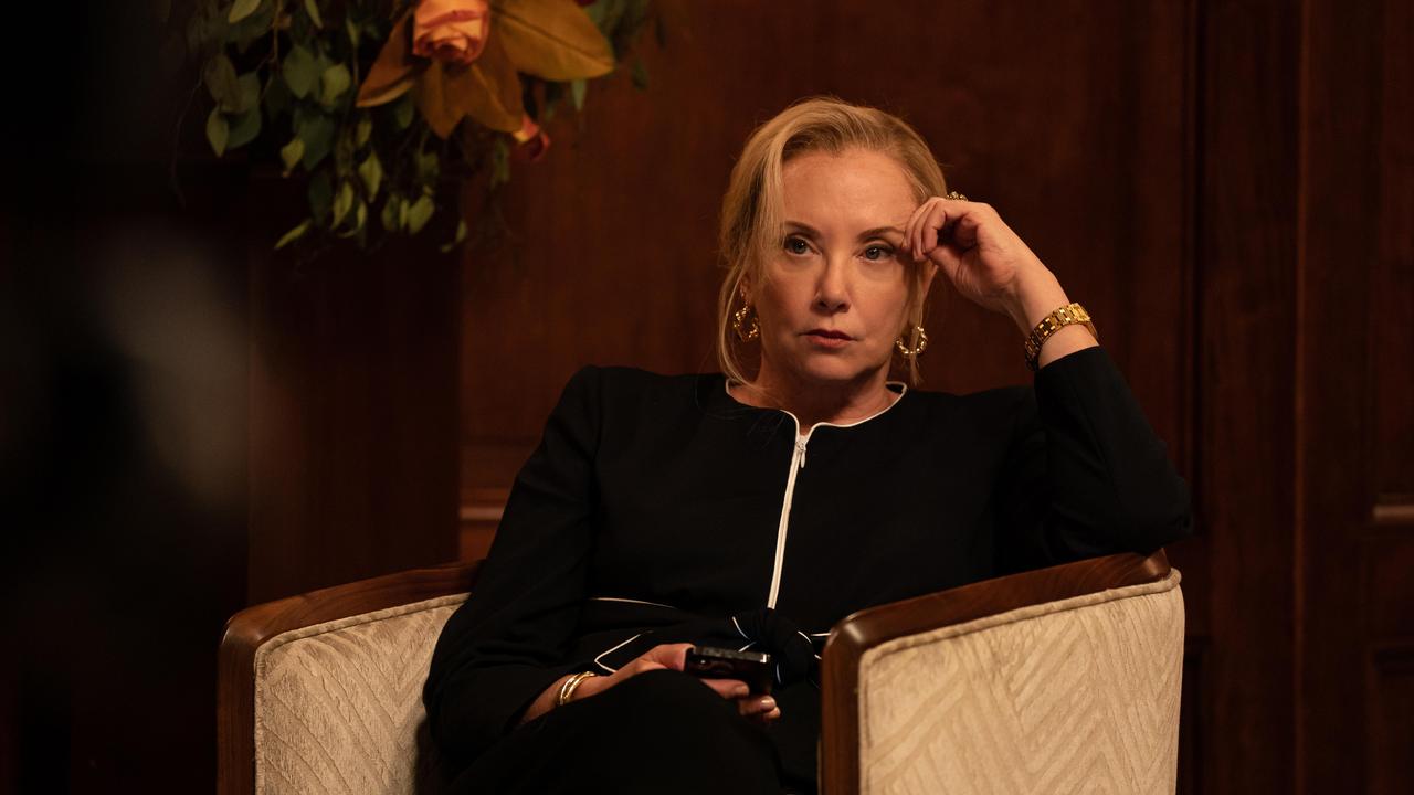 American actor J. Smith-Cameron as Gerri Kellman in a scene from season 4 of Succession.