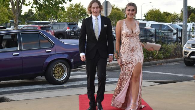 Nate Farnham and Demi Miners at the Mackay Northern Beaches State High School formal, on Saturday October 17. Picture: Zizi Averill
