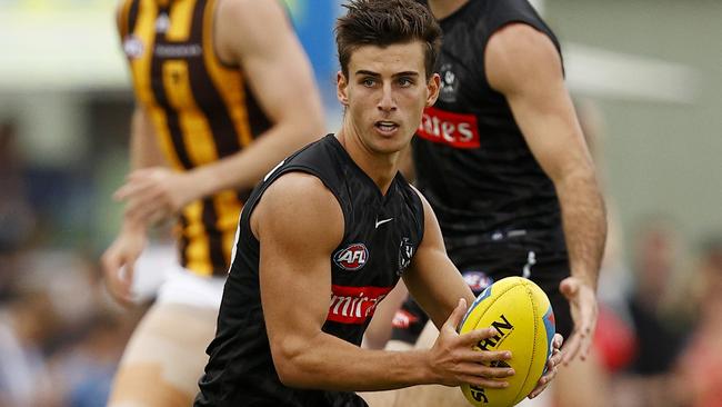 New Pie Nick Daicos oozed class against the Hawks. Picture: Darrian Traynor/Getty Images