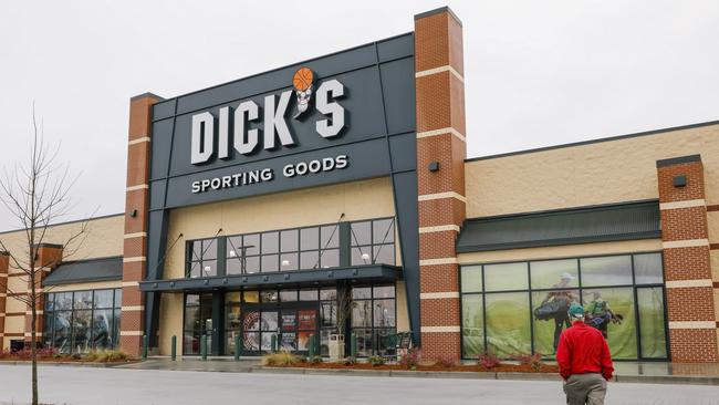 A Dick’s Sporting Goods store in Tucker. Georgia. The company’s sales rose nearly 10 per cent in the fiscal year ended January. Picture: EPA