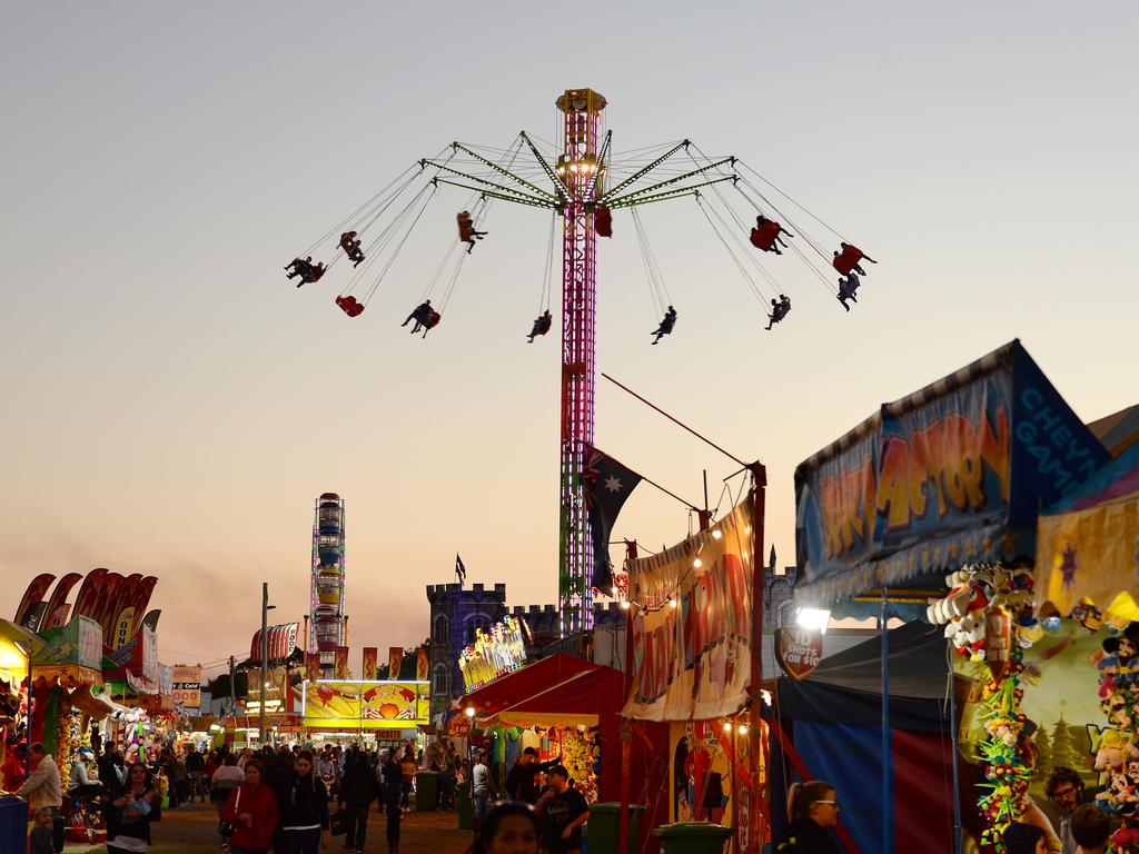 A crew of amusement operators have been ordered to leave the state after arriving in the state from Victoria with the wrong border passes. Picture: Supplied