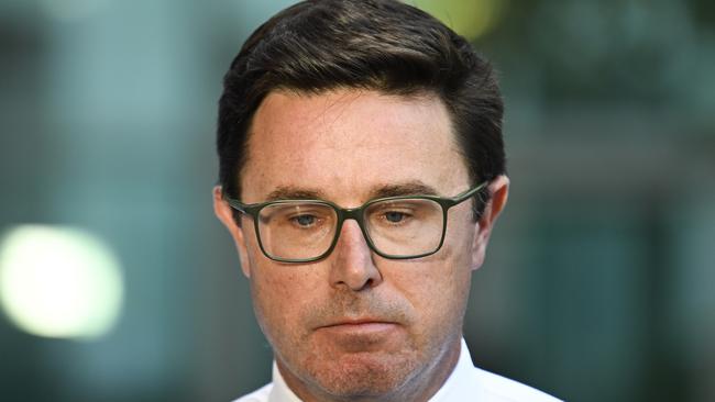 David Littleproud said he walked away from the Coalition over four key policies. Picture: NewsWire / Martin Ollman