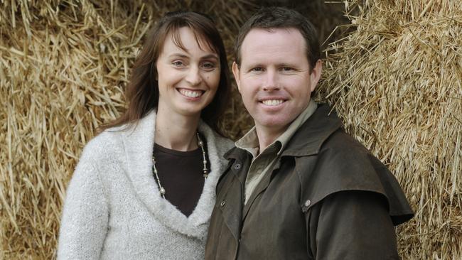 New VFF president Andrew Broad at his Marong farm.