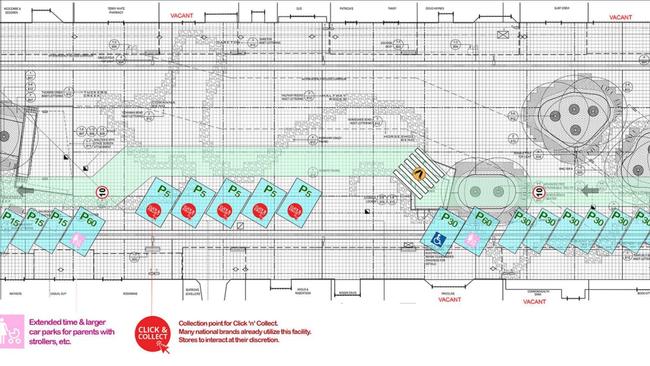 Ryan Hammerton's proposal for Mildura's Langtree Mall, in the centre of the mall.