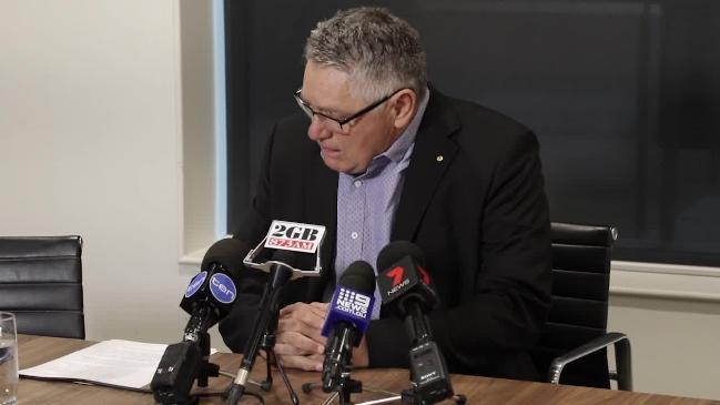 Ray Hadley breaks down while talking about son's drug charge