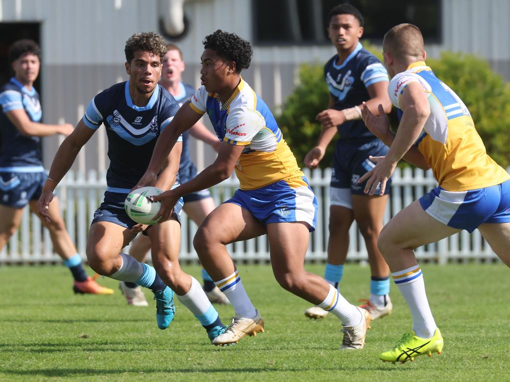 Patrician Brothers Blacktown v Matraville SHS. Picture: Tim Hunter.