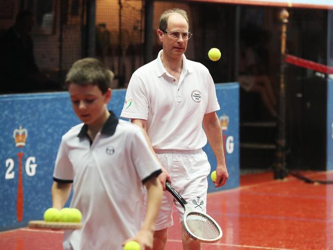 Prince Edward and Oliver Pridmore won the set 6-1.