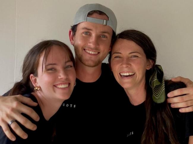 Siblings Skye and Wes Bailey and Jana Temple nee Bailey at the premises of the Third Ground Coffee House which is being renovated, renamed and expanded into a restaurant, wine bar and bakehouse at Sarina. Picture: supplied