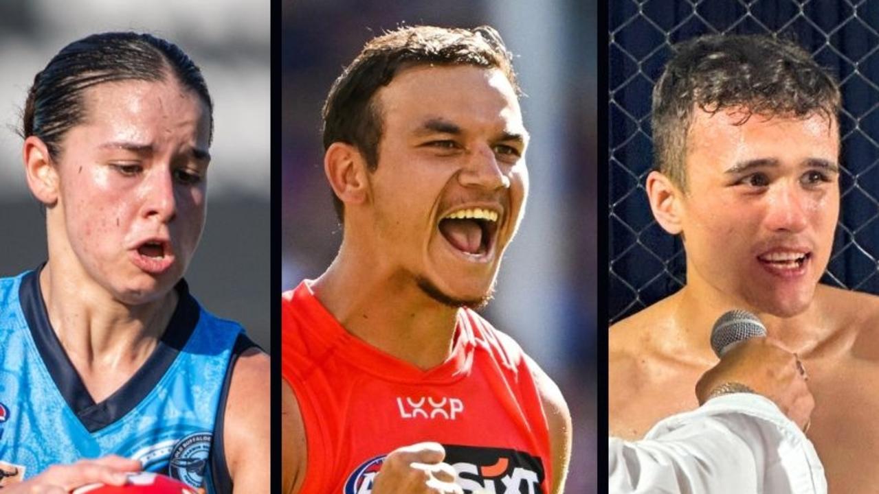 Dom Carbone, Daniel Rioli, Bronson Powell.