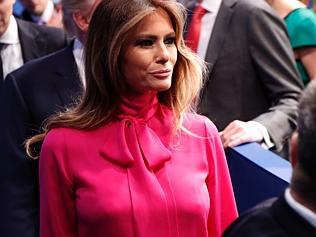 Melania acutally wore a ‘pussy-bow’ shirt 