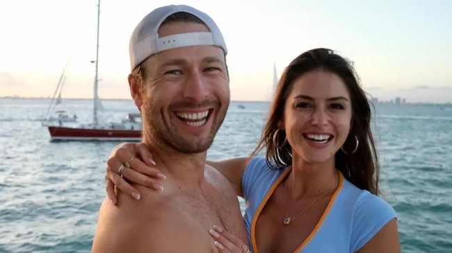 Powell’s girlfriend Gigi Paris previously followed Sweeney on Instagram – but doesn’t any longer. Picture: glenpowell/Instagram