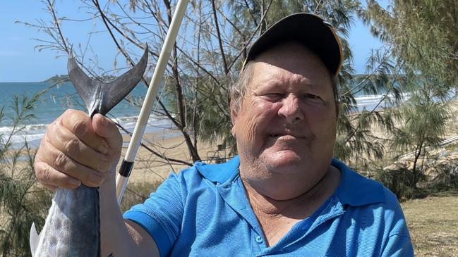 After his stroke, Greg Bailey hadn't been fishing or to the beach in the 16 years until a chance meeting with new friends helped make his day. Photo: Zoe Devenport