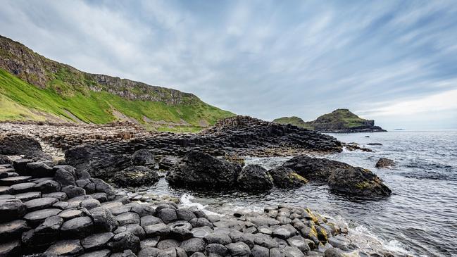 The dramatic landscape of the Giant’s Causeway, Northern Ireland.