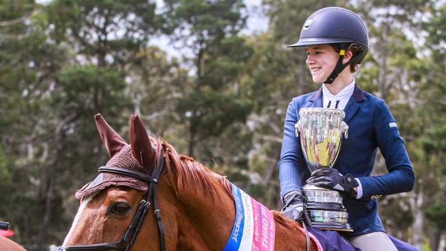 Up and coming Equestrian Zara Young hopes to compete in the Olympics one day.