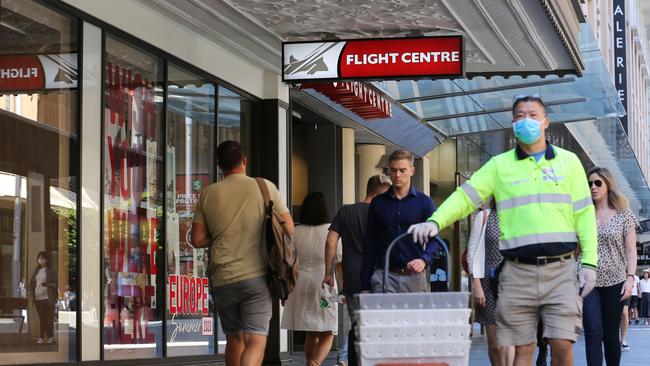 Flight Centre has posted a plunge in sales amid coronavirus restrictions. Picture: Britta Campion / The Australian.