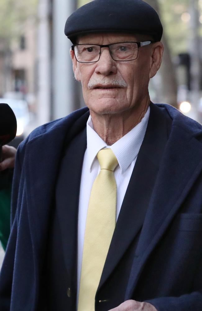 Ditterich leaving the Melbourne Magistrate Court after the first day of a committal hearing on September 17, 2024. Picture: David Crosling