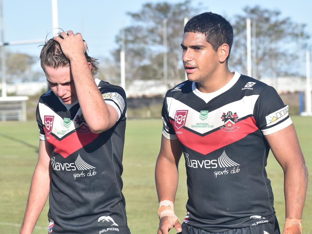 Dolphins Cup, Round 5, The Cathedral College versus Shalom College, Kettle Park, Rockhampton, July 25, 2023.