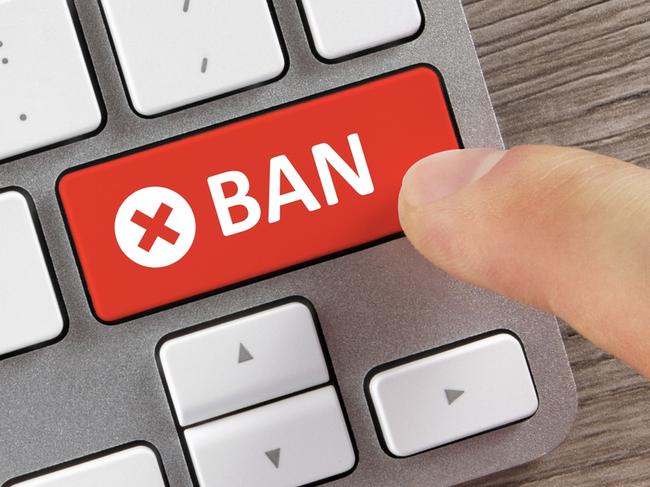 Banned images. Photo: iStock