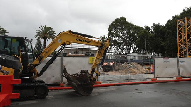 Condev building sites remain quiet as the company's fate hangs in the balance. Picture Glenn Hampson