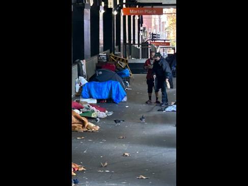 5@5: Homeless camp at Reserve Bank