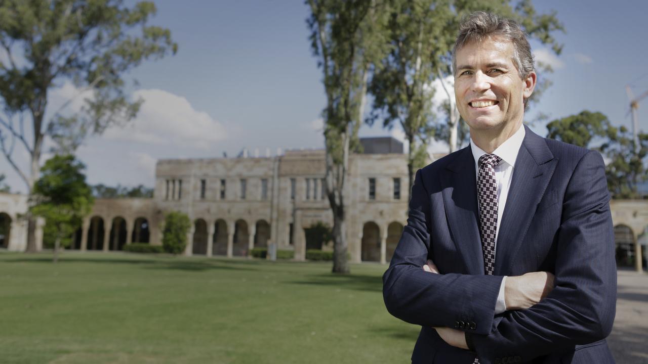 UQ Vice Chancellor Peter Hoj was a senior consultant to Hanban International, the Beijing agency which oversees Confucius Institutes, for several years. Picture: AAP