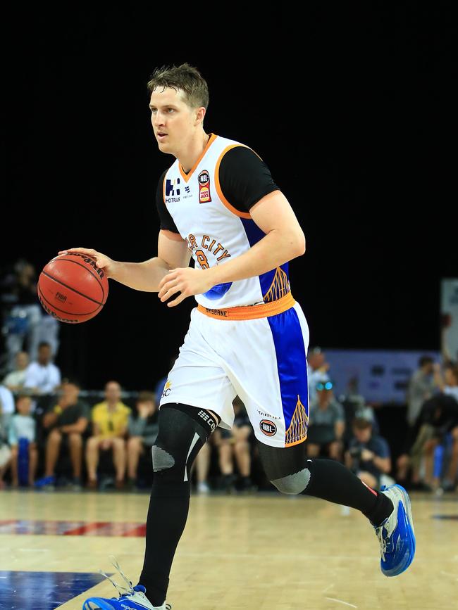 Cameron Bairstow in action for Brisbane against New Zealand last season.