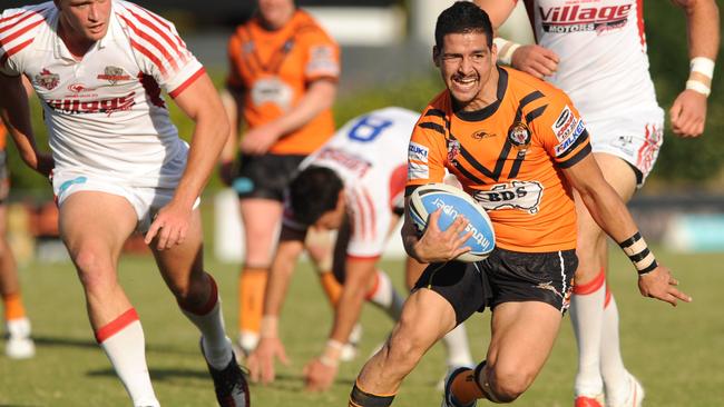 Walker during his time with Melbourne Storm feeder team Easts Tigers in Brisbane.