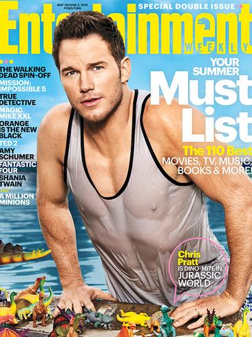 Nice Nips. Chris Pratt’s cover of Entertainment Weekly.