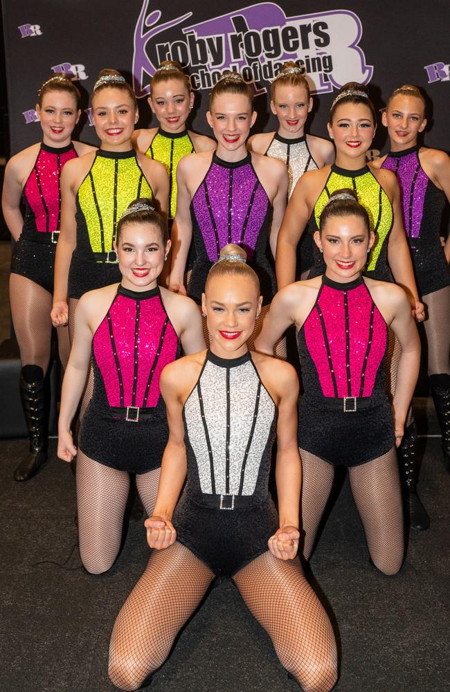 Alana Doolan, Katelyn Sturdy, Edie Smith, Mia Spreadborough, Emily Camp, Lana Barnes, Bailey Dewar, Eliza Kidd, Ella Freer and Ella Ruddell at the 76th Mackay Eisteddfod Monday 2 October 2023 Picture: Michaela Harlow
