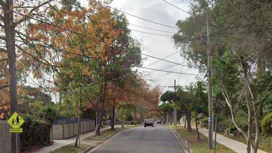 Six unlocked cars were broken into Lockhart Rd in Ringwood North overnight on July 18. Picture: Google Street View.