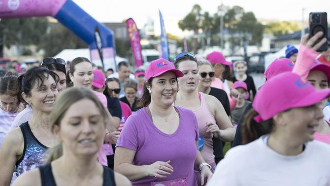 Mother's Day Classic run and walk at Bellerive. Picture: Chris Kidd