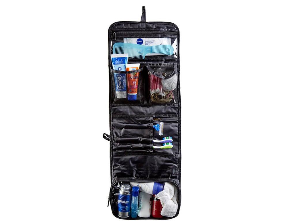 <p><b>KORJO&rsquo;S FOLDING TOILETRY BAG &mdash; $17.99</b> When you just want a no-fuss organiser<a href="https://www.traveluniverse.com.au/Hanging-Toiletry-Bag-Korjo/TBO60.htm" target="_blank" rel="noopener"> this affordable bag from Korjo </a>is truly hard to beat. It&rsquo;s lightweight, has plenty of zip and mesh compartments and the large windowed organiser at the bottom is great for larger items like moisturiser or shave cream. Just hang it up and off you go.<br><a href="https://www.escape.com.au/top-lists/20-kmart-travel-essentials-under-20/image-gallery/19244f4bec19f33c48a543b4816b4ef8" target="_blank" rel="noopener">KMART TRAVEL ITEMS UNDER $20</a> <a href="https://www.escape.com.au/top-lists/officeworks-stuns-with-13-travel-item/image-gallery/8f39af1351ad0bb6897bf720a33cff8c" target="_blank" rel="nofollow noopener"><br>THE BEST TRAVEL WALLETS REVEALED</a></p>