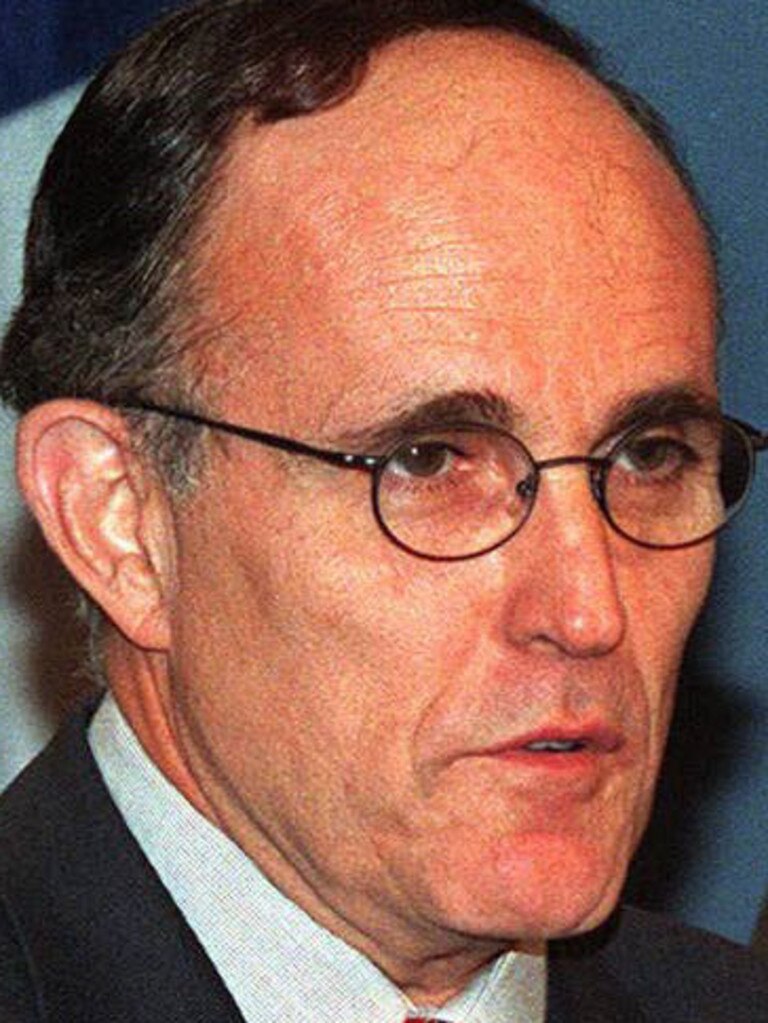 Mr Giuliani was a hotshot prosecutor tough on crime in the ’80s and ’90s.