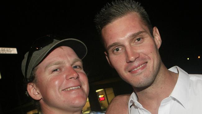 Nathan Mander and Jason Huik met up at The Bay Hotel. Picture: Tanya Fry