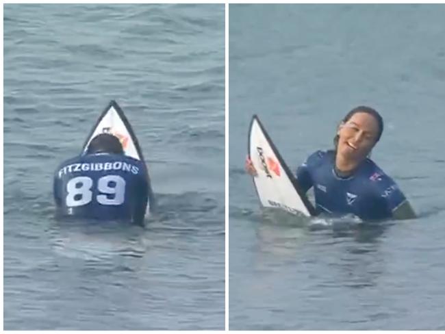 Sally Fitzgibbons' huge upset win